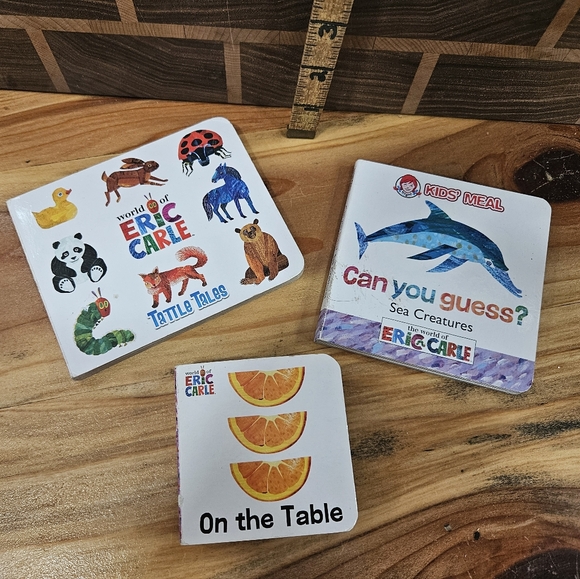 Eric Carle Here We Go Driving Car Book & NWT Blue Bear Plush - Picture 9 of 12